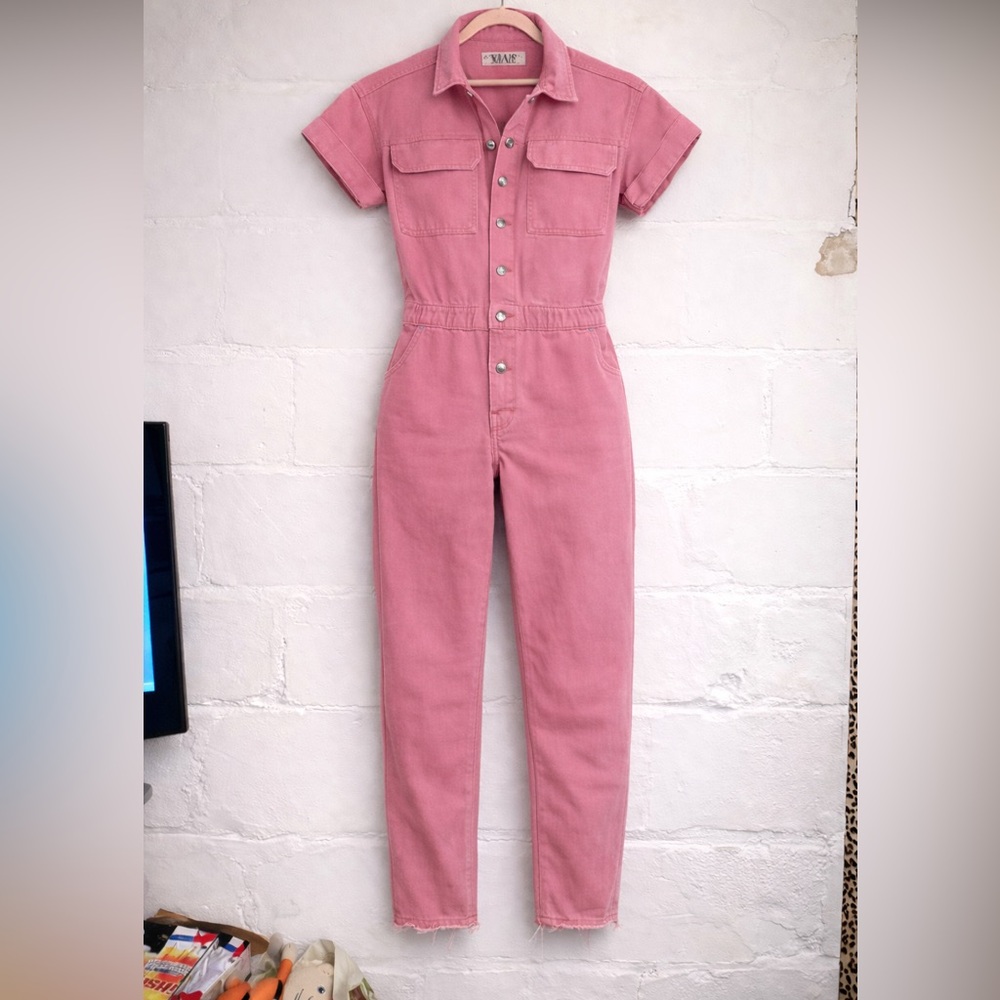 We The Free Light Pink Jumpsuit